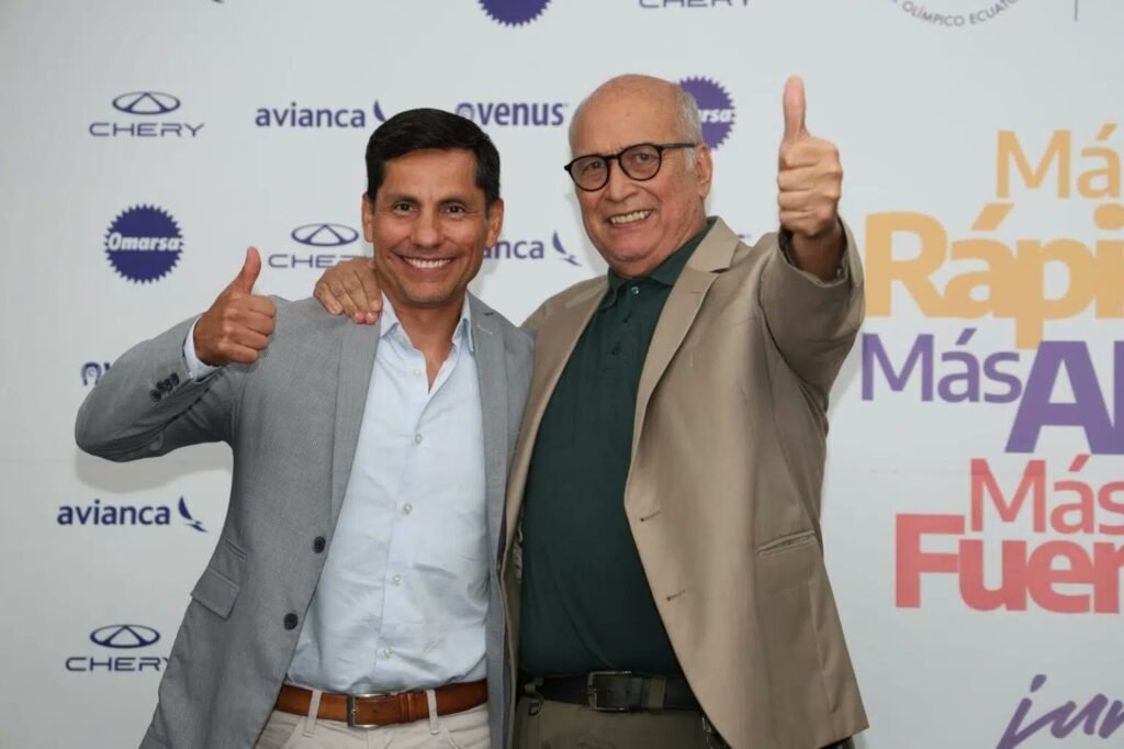 Jorge Delgado y Jefferson Pérez.