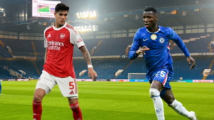 GOLES | Piero Hincapié celebró en el clásico ante Moisés Caicedo y los ‘Gunners’ siguen líderes